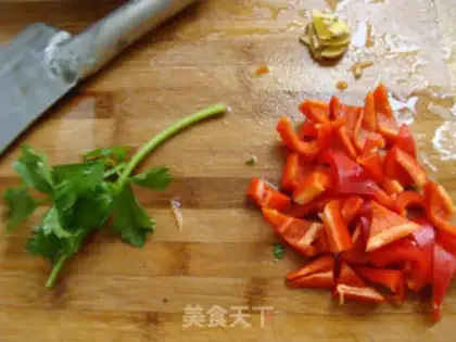 Make Scrambled fish flowers step 6
