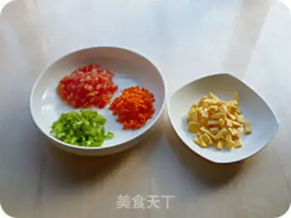Make Cheese egg dumplings step 1