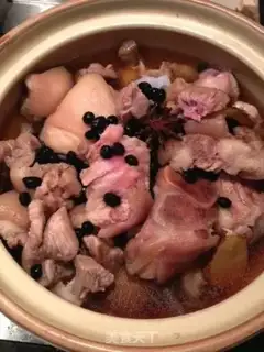 Make Black bean hog hoof step 3