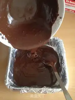 Make Cheese brownie step 2
