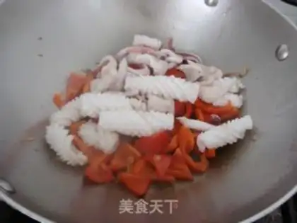 Make Scrambled fish flowers step 11