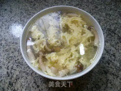 Make Crab-flavored mushroom soup step 8