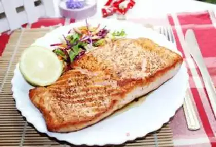 Make Fried salmon step 7