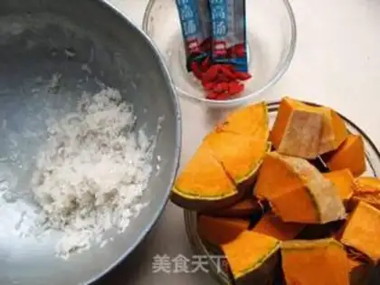 Make The porridge of the tall pumpkins step 1