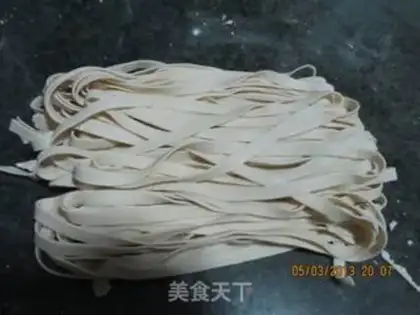 Make Cold noodles step 1