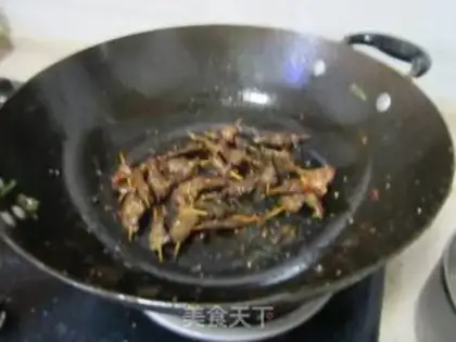 Make Spicy beef string step 5