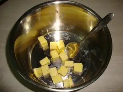 Make Cream chocolate marfin step 0