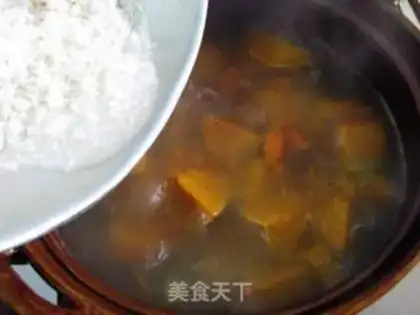 Make The porridge of the tall pumpkins step 3