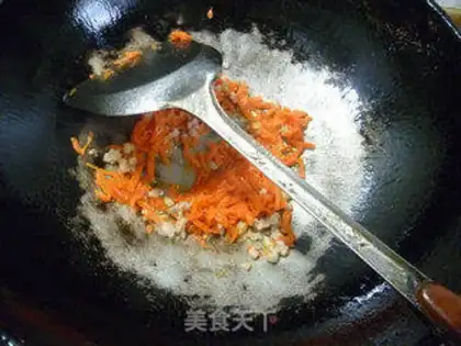 Make Carrot meat and rice step 6