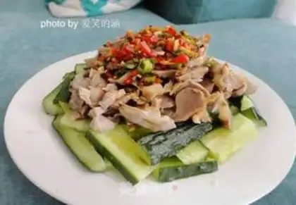 Make Sour cucumber chicken step 7
