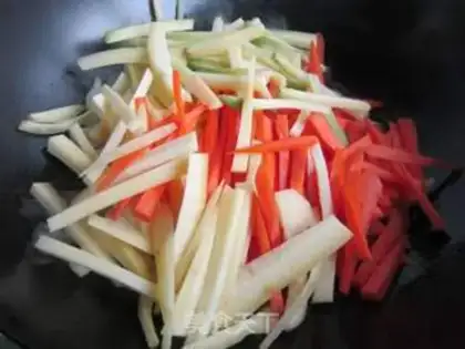 Make Weenie grabs rice step 7