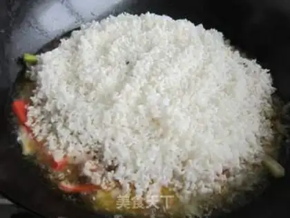 Make Weenie grabs rice step 9