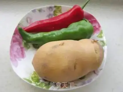 Make Kazakh potato chips step 0