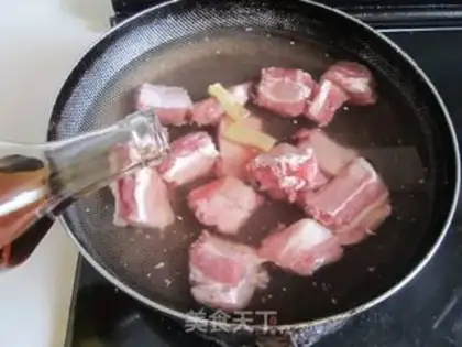 Make Pumpkin burn ribs step 1