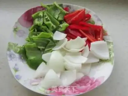 Make Kazakh potato chips step 3