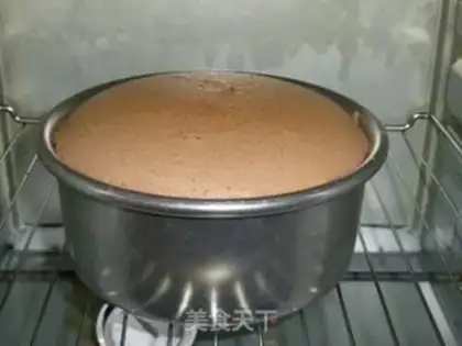 Make Cherry cream cake step 9