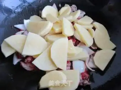 Make Kazakh potato chips step 7
