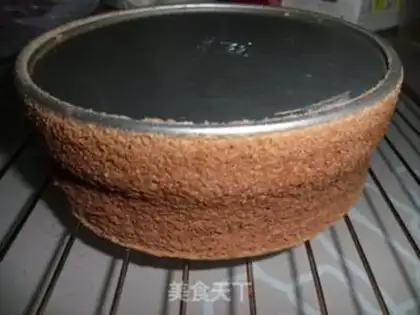 Make Cherry cream cake step 10