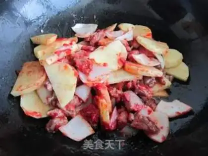 Make Kazakh potato chips step 8
