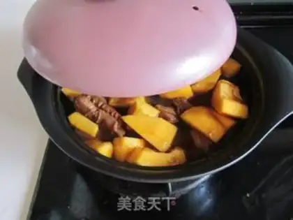 Make Pumpkin burn ribs step 6