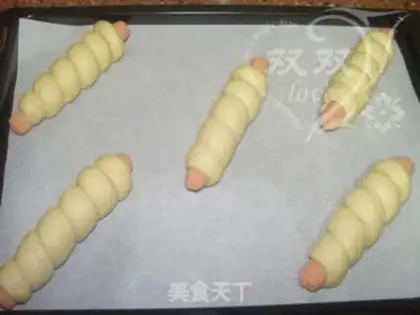 Make Hot dog rolls step 9