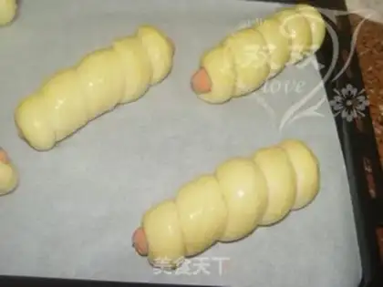 Make Hot dog rolls step 10