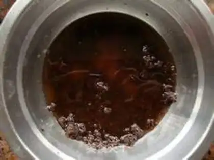 Make Chocolate bean slag cookies step 3