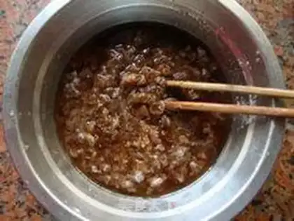 Make Chocolate bean slag cookies step 6