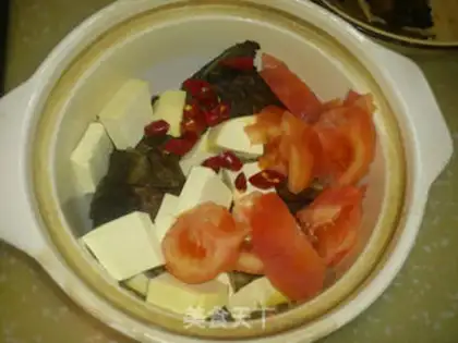 Make The casserole, sour and sour step 1