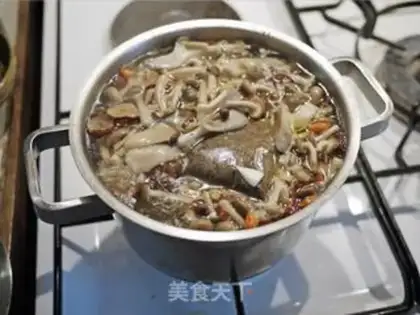 Make Tofu fungus soup step 3