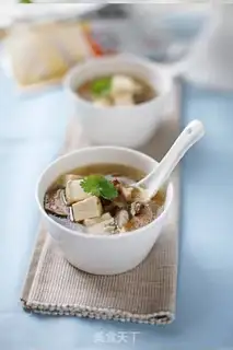 Make Tofu fungus soup step 4