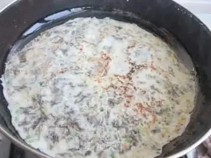 Make Cream shrimp pie step 9