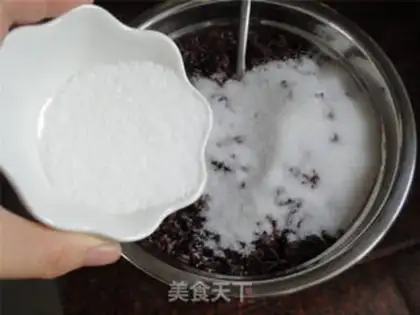 Make Black rice step 2