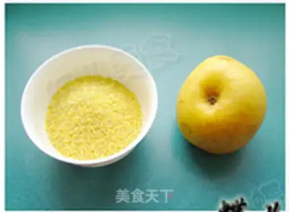 Make Apple rice porridge step 0