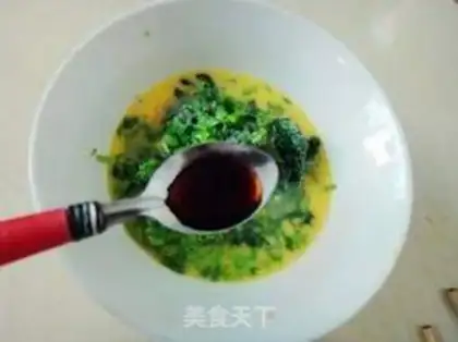Make The spinach egg stand step 4