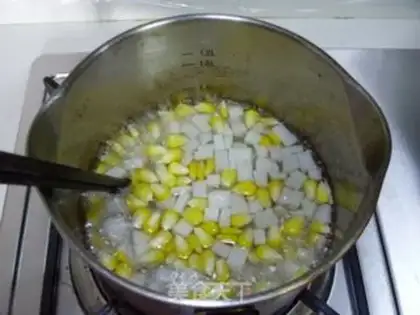 Make Corn mountain medicine, horseshoes step 5