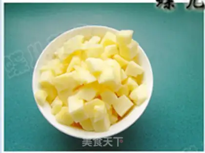 Make Apple rice porridge step 2