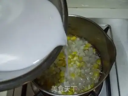 Make Corn mountain medicine, horseshoes step 6