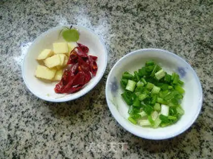 Make Red-burned fish tail step 1