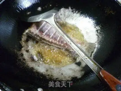 Make Red-burned fish tail step 3