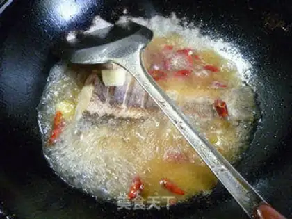 Make Red-burned fish tail step 6