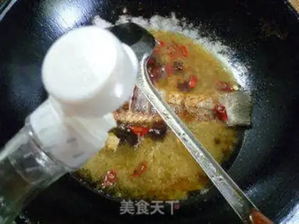 Make Red-burned fish tail step 8