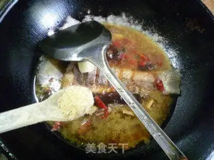 Make Red-burned fish tail step 11