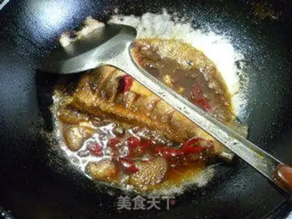 Make Red-burned fish tail step 13