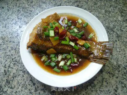 Make Red-burned fish tail step 14
