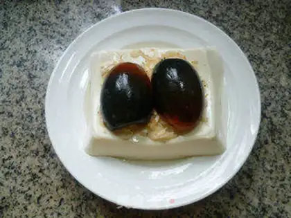 Make Shrimp-skin-egg tofu step 2