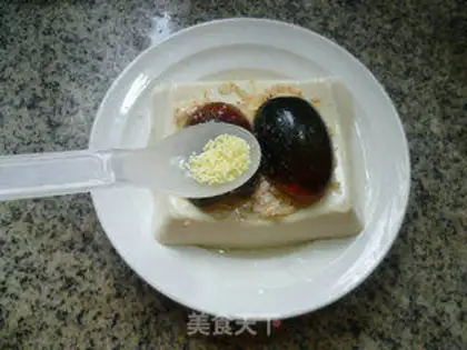 Make Shrimp-skin-egg tofu step 4