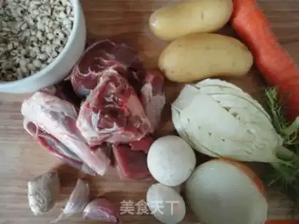 Make The rice lamb step 0