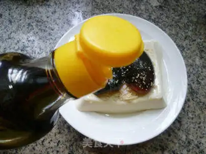 Make Shrimp-skin-egg tofu step 5