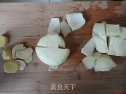 Make The rice lamb step 1